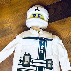 Ninjago White Ninja Costume Size 5/6
